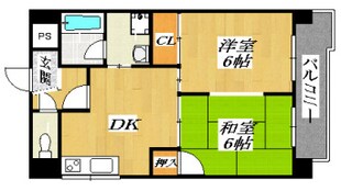 サニーハイツ金田の物件間取画像